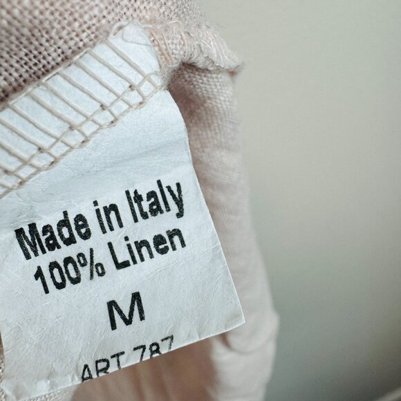 💥BOGO💥 Linen Pink Floral Short Sleeve Top - Picture 5 of 9